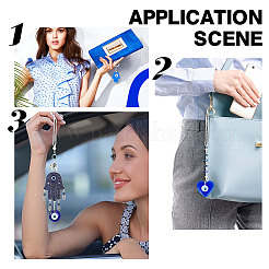 12шт 6 стиля ручной работы лэмпворк сглаз кулоны LAMP-SC0001-18