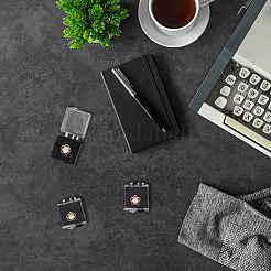 Пластиковые презентационные коробки для хранения и демонстрации бейджей&nbsp;LS-AJEW-WH0502-09