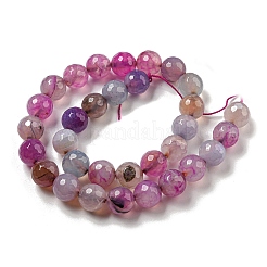 Граненые натуральные драконьи вены агатовые бусины X-G-F447-12mm-L03