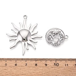 10 Stück Anhänger aus 304 Edelstahl&nbsp;STAS-T075-20P