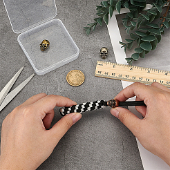 3шт 3 цвета латунные бусины KK-FG0001-21