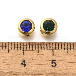 Ионное покрытие (ip) 304 нержавеющая сталь микропаве кубические циркониевые бусины STAS-K263-74G