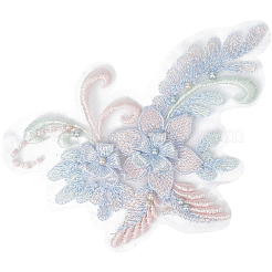 Аппликация из полиэстера с вышивкой&nbsp;DIY-WH20055-026B