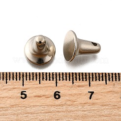 合金のペンダントベイル  プラチナ  10x9.5mm  穴：1.5mm&nbsp;FIND-Q003-05P