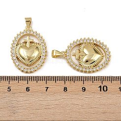 Латунные микро проложить кубического циркония подвески&nbsp;KK-I358-068G-03