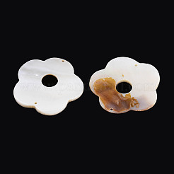 Подвески из натуральной пресноводной раковины SHEL-N038-16