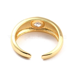 Кольцо-солитер с прозрачным кубическим цирконием RJEW-C018-18G