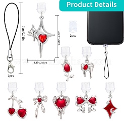 10 Stück mobile staubdichte Kunststoffstecker&nbsp;HJEW-SW00184-14
