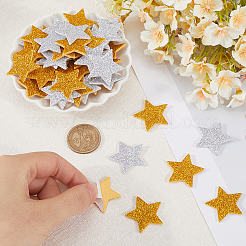 360 шт. 2-х цветные наклейки с блестками из пудры EVA&nbsp;DIY-SP0001-83