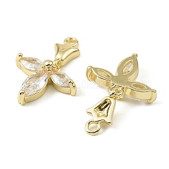 Латунные микро проложить кубического циркония подвески KK-C107-18B-G