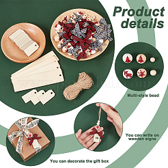 Kit de fabrication de pendentifs décoratifs à thème de Noël DIY&nbsp;DIY-GA0005-29