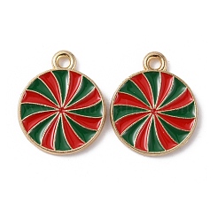 Рождественские тематические подвески из сплава с эмалью&nbsp;LS-ENAM-WH0058-017F