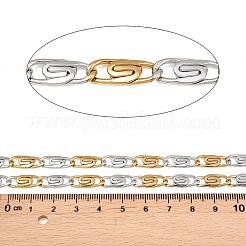 Двухцветные цепочки Lumachina из нержавеющей стали 304&nbsp;CHS-P028-04A