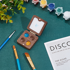 Деревянные акварельные краски банки коробка&nbsp;AJEW-WH0542-84A