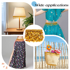 5 ярд филигранной и лазерной пластиковой кружевной ленты со звездами и кисточками OCOR-ME0001-09