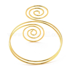 Манжеты на предплечьях с проволочной спиралью AJEW-G033-03G