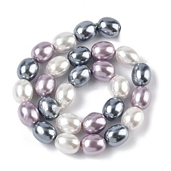 Гальванические оболочки жемчужные бусы пряди BSHE-Z010-01B