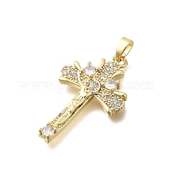 Латунные микро проложить кубического циркония подвески KK-P336-08G