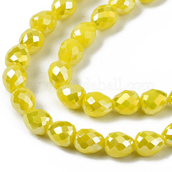 Opache perle di vetro fili&nbsp;X-EGLA-T008-16L