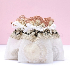 Sacchetti con coulisse per riporre gioielli in organza&nbsp;PW-WG29211-01