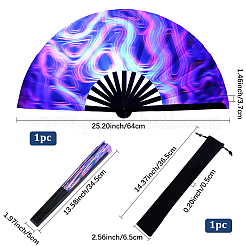 1 шт. светящиеся бомбочки и тканевые веера&nbsp;AJEW-SP0003-78C