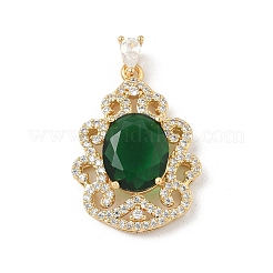 Латунные микро проложить кубического циркония подвески KK-S531-07G