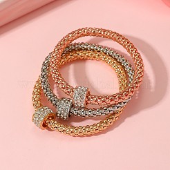 Комплект из 3 браслета из сплава со стразами&nbsp;FS-WG4938A-04