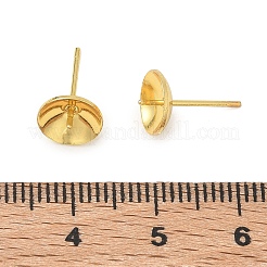Messing Ohrstecker Zubehör&nbsp;KK-A300-29C-G