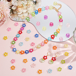 300шт прозрачная акриловая рамка для бусин&nbsp;MACR-UN0001-03