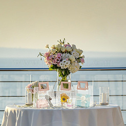 Прозрачные подарочные пакеты из ПВХ с ручкой DIY-WH0105-18