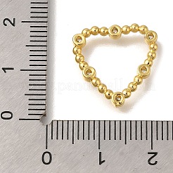 Стойка покрытие латунь прозрачный кубический цирконий соединительные кольца KK-I716-26G-04