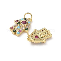 Латунные микро проложить кубического циркония подвески&nbsp;KK-L243-10G