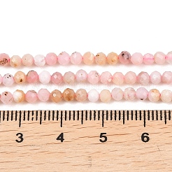 Натуральный розовый опал бусы пряди&nbsp;G-B175-D04-3mm