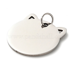 201 нержавеющая сталь штампованные пустые бирки подвески&nbsp;STAS-H438-03P-1