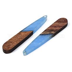 Подвески из непрозрачной смолы и ореха X-RESI-S389-039A-C01