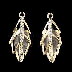 Латунь со стеклянными подвесками&nbsp;KK-Q811-06KCG