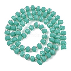 Непрозрачное стекло бисер нитей&nbsp;GLAA-P076-01C-05