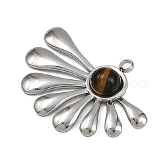 Природных тигровый глаз подвески&nbsp;LS-STAS-G363-07P