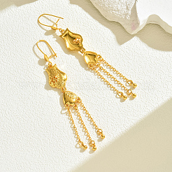 Серьги-кольца из сплава с кисточками&nbsp;BH8602