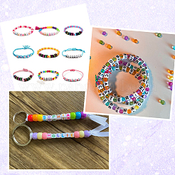 5 стиль прозрачные и непрозрачные акриловые бусины&nbsp;MACR-SP0001-12B