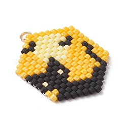 Подвески из стеклянных бусин на тему Хэллоуина&nbsp;PALLOY-MZ00873-03