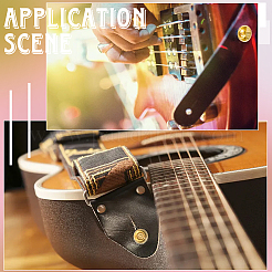 Гвозди для крепления гитарного ремня из сплава для акустических и народных инструментов&nbsp;FIND-WH20009-67G