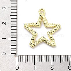 合金ペンダント  ゴールドカラー  スター  24.5x22x2mm  穴：2mm&nbsp;FIND-M078-01B-G