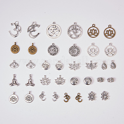 Подвески для темы йоги с тибетским стилем&nbsp;TIBE-SC0002-01