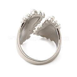 Латунные открытые кольца манжеты&nbsp;RJEW-A046-01P