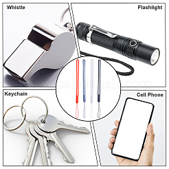 24шт 4-х цветный силиконовый ремешок на запястье AJEW-GF0007-57