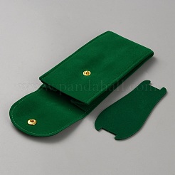 Прямоугольная бархатная сумка для хранения часов&nbsp;ABAG-WH0038-63A