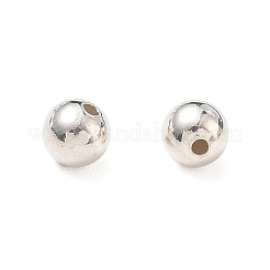 Granos del espaciador de plata de ley 925&nbsp;STER-WH0006-02C-S