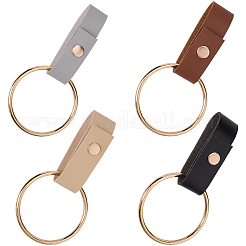 4шт. 4-х цветный держатель для полотенец из искусственной кожи&nbsp;HJEW-CN0001-35