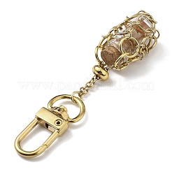 Чакра натуральный драгоценный камень в стеклянной бутылке желаний подвеска украшение HJEW-JM03138-01